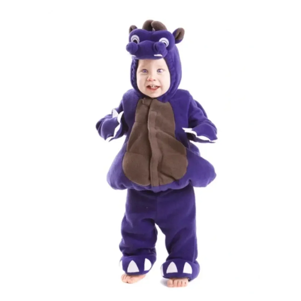 Vintage Old Navy Purple Dragon Toddler Halloween Costume Sz 12-18 mo